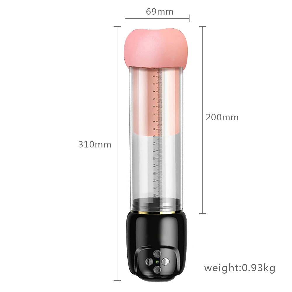 Penis Pump Vacuum Vibrator Penis Enlargement Extender Sex Toys for Men Real Vagina Masturbation Adult Toys for Man Sex Shop