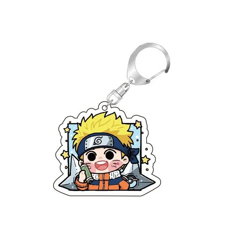 Naruto Naruto Sasuke Anime Peripheral Schoolbag Keychain Hanging Bus Card ID Card Protective Cover for Male and Female Students