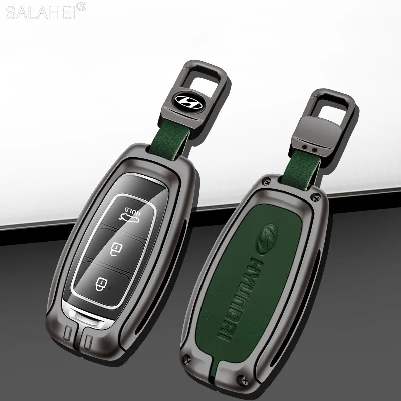 

Car Key Cover Case Shell Bag For Hyundai I30 Ix25 Elantra Kona Solaris Azera Grandeur LG TM Santa Fe Accent Palisade Accessories