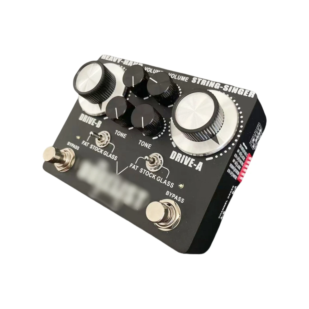 Фото Гитарная педаль LYR PEDALS Ly Rock King Tone Duellist Generation 2, черная, классическая, с двойным эффектом (скорость и дисторшн), True Bypass №3