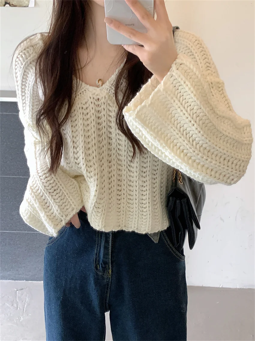 

Alien Kitty Slash Neck Sweaters Solid Knitted Women Winter New Sexy Chic Loose Pullovers High Street Fashion Slim Office Lady