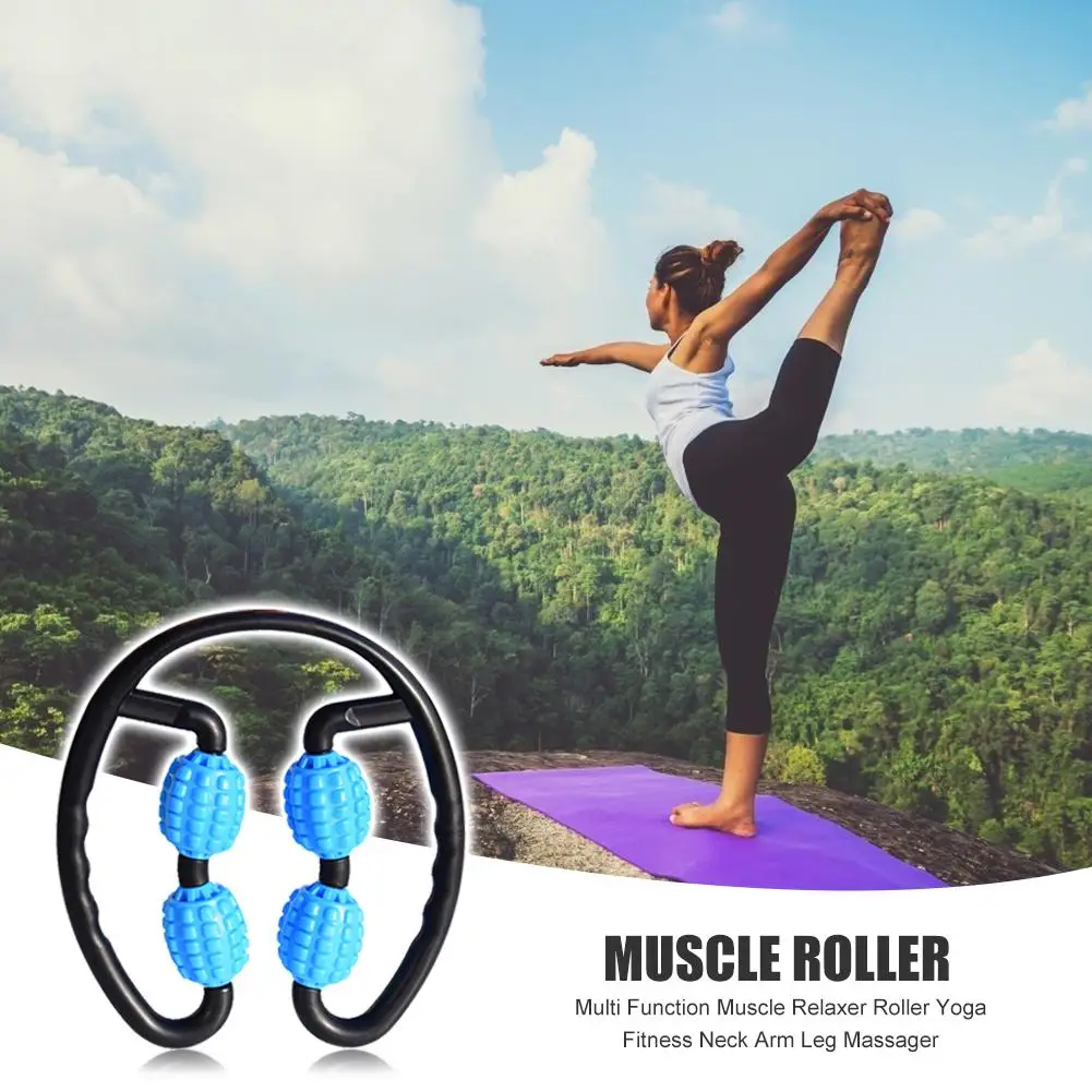

Hot Sale Relaxer Roller Classic Delicate Multi Functional Muscle Relaxer Roller Neck Arm Leg Massager for Yoga Fitness