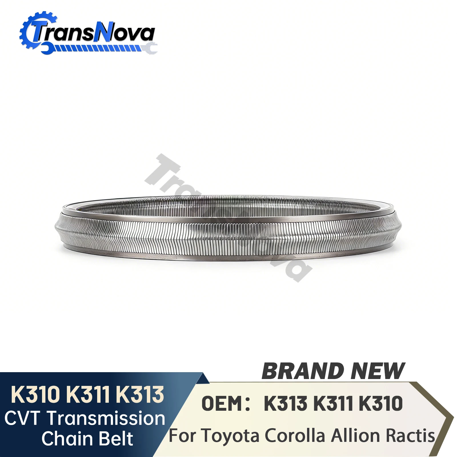 Фото Трансмиссионная цепь TransNova NEW K313 K311 K310 CVT для Toyota Corolla, Allion, Ractis №2