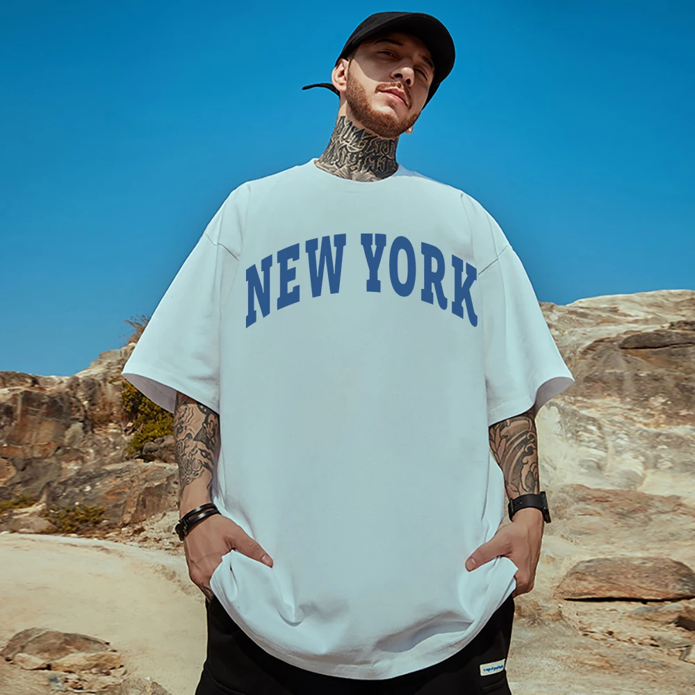 Футболка с коротким рукавом и круглым вырезом из хлопка