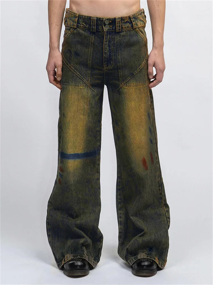

Новинка 2023, винтажные джинсы Y2k, гранж 1920-х, мешковатые джинсовые брюки-карго с низкой посадкой, джинсы для мам в стиле ретро, джинсы в Корейском стиле, уличная одежда