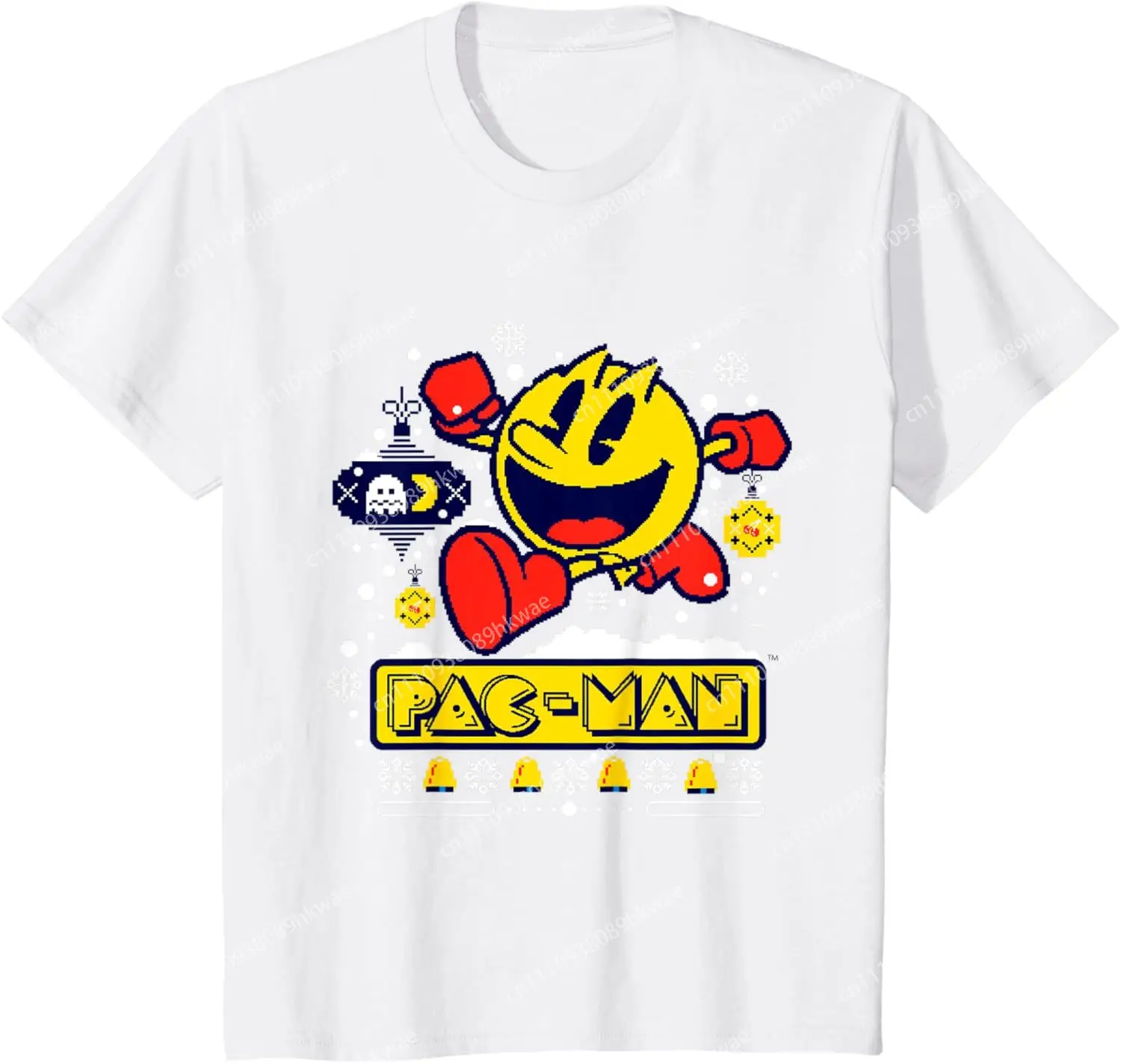 Фото Футболка Bandai PAC-Man, модная повседневная забавная футболка для мужчин и женщин, S-6XL, летняя №4