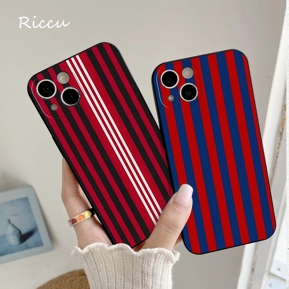 Чехол для телефона Milan для iPhone 14 13 11 12 Pro XS MAX mini iPhone 8 7 6 6s Plus X 2020 XR с модным дизайном полоски.