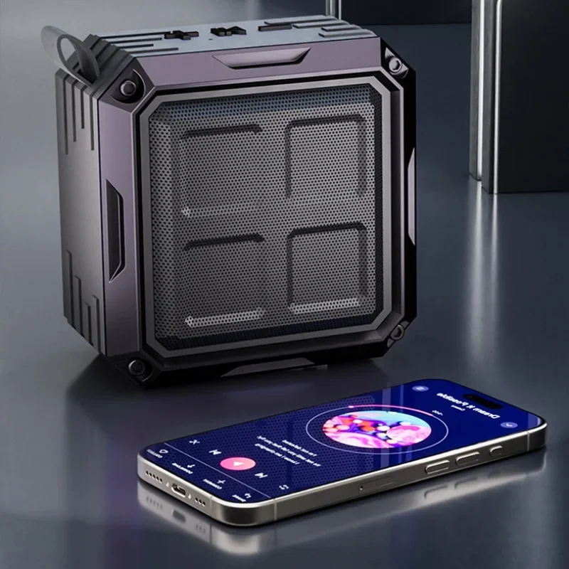 Портативный металлический глубокий бас для дома спорта на открытом воздухе