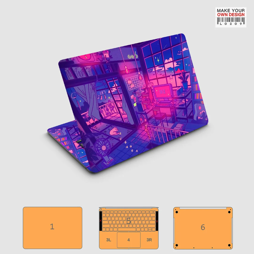 Защитная виниловая наклейка OscarSkin Full Body Wrap для MacBook Pro & Air 13141516 (M1 M2 M3 M4) (art.: 3920dbd304aa9) - 3920dbd304aa9