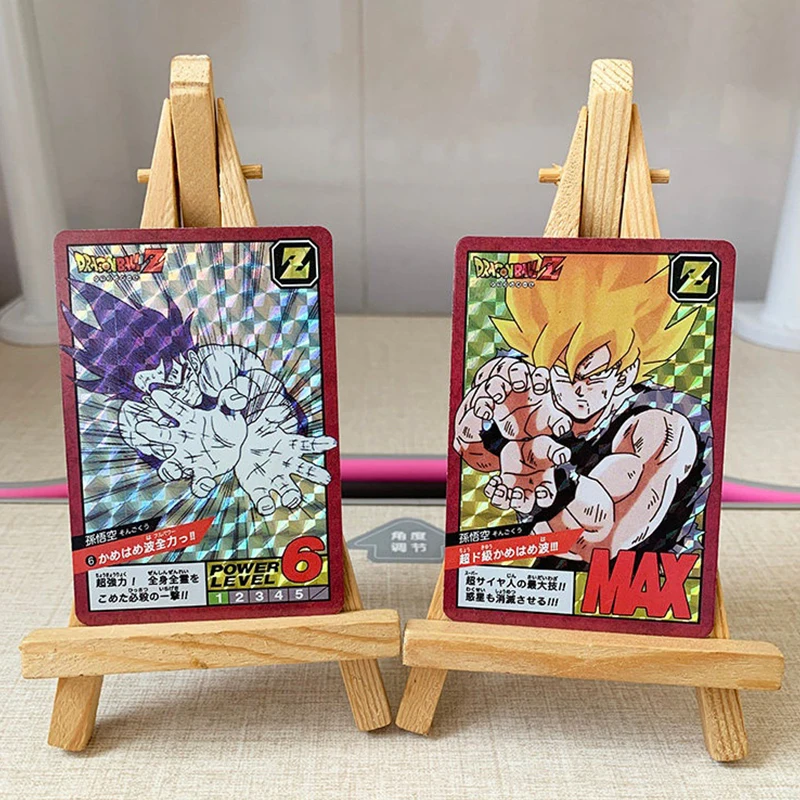 Фото Аниме-карточки Dragon Ball: DIY ACG настольная битва, Фриза, Транк, Сон Гоку, голографические коллекционные карты, подарок на день рождения №2