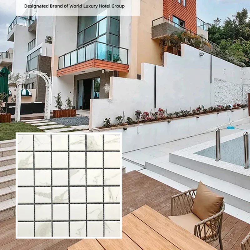 Керамическая мозаичная плитка в европейском стиле фарфоровое украшение для фона