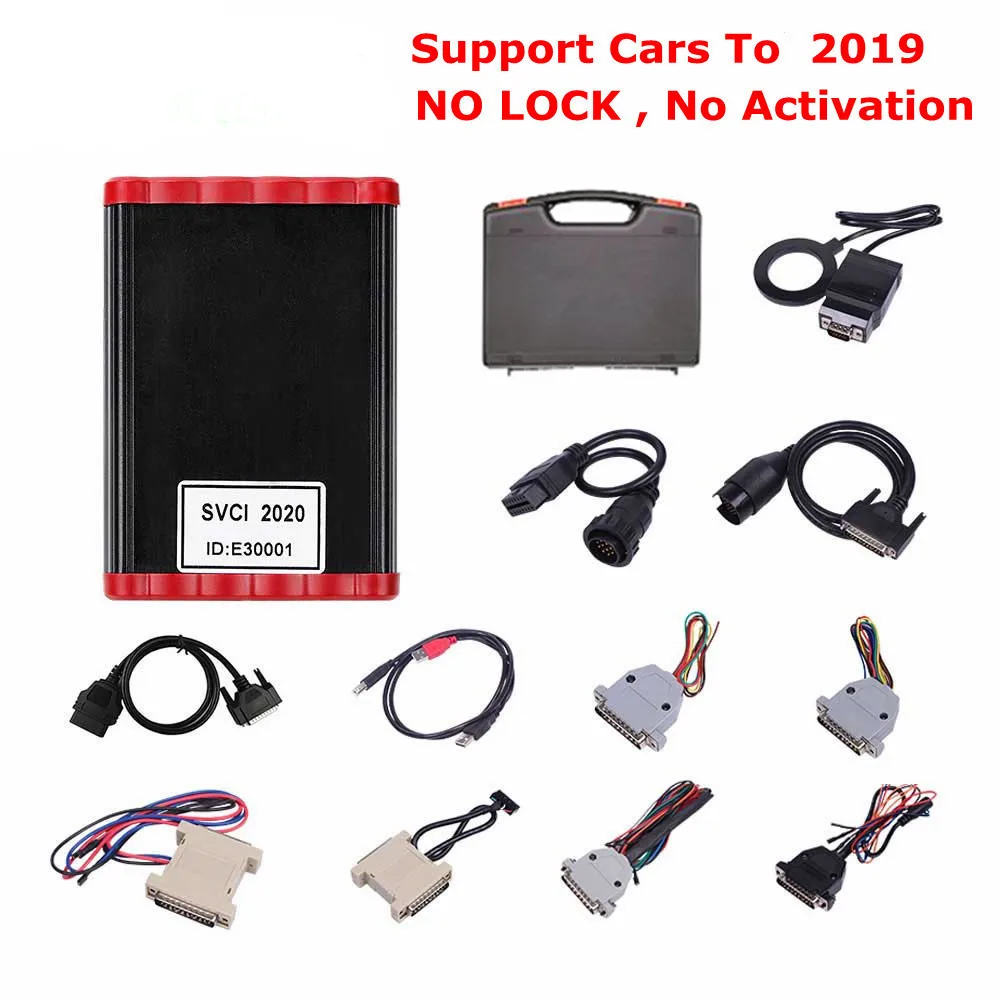 Оригинальный диагностический сканер SVCI 2020 OBD2 Key программатор V2020 Cover 2015 2018 2019 без