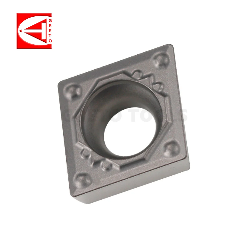 

GRETO CCMT060204-HQ GP1252 GT4202 Cemented Cabride Tools For Cnc Tips Turning Inserts CCMT 060204 HQ CCMT06 0204-HQ