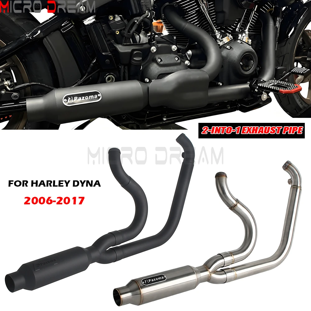 Фото Выхлопные системы и глушители для мотоциклов Harley Dyna 2006-2017 Wide Glide EFI FXDWGI FXDWG Low Rider Street Fat Bob №1