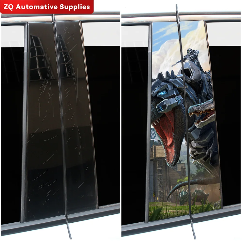 Автомобильные наклейки в форме динозавра водонепроницаемая защита от солнца