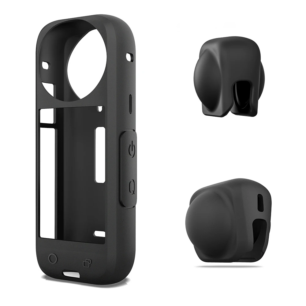 Крышка объектива камеры для Insta360 One X4 Силиконовая Защитная крышка спортивной