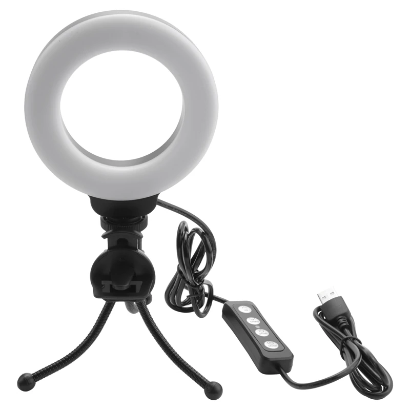 

Ring Light For Laptop Computer, Video Conference Lighting With Clip And Tripod, For Live Streaming, Video Recording