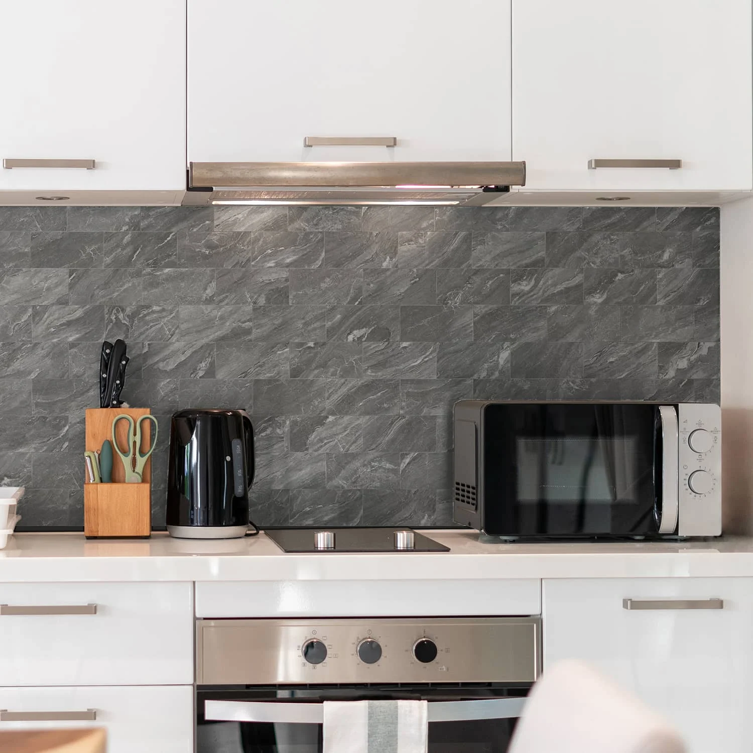 Мраморно-белый кристалл керамическая плитка самоклеящиеся водонепроницаемые