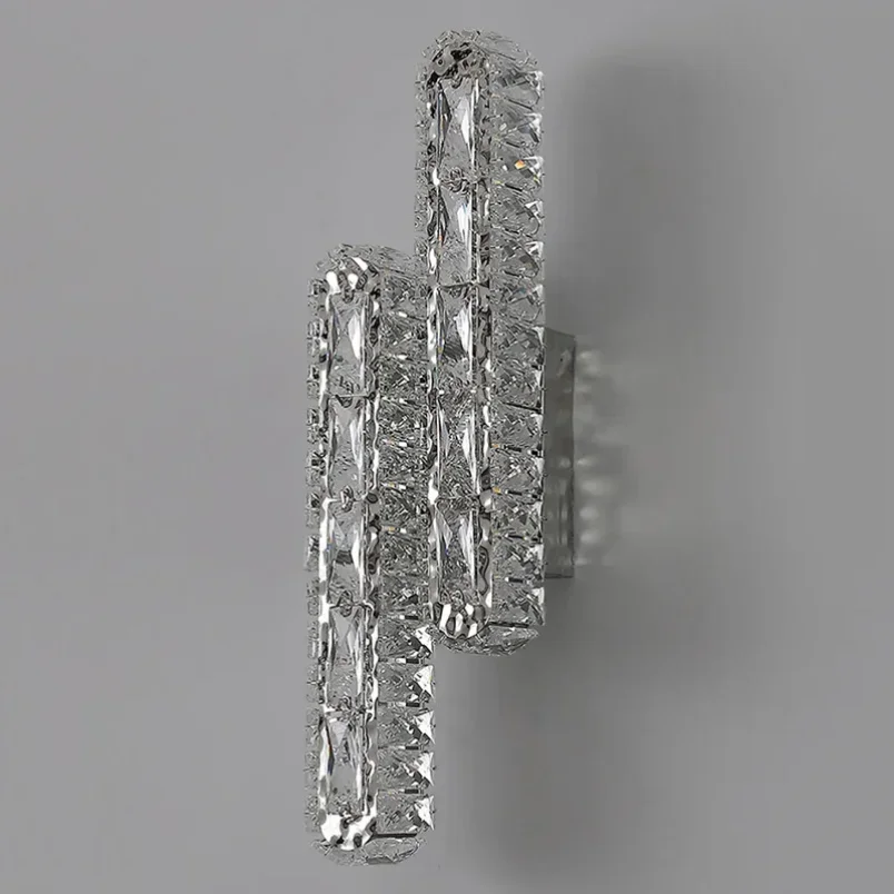 Современный минималистичный светильник роскошный овальный хрустальный