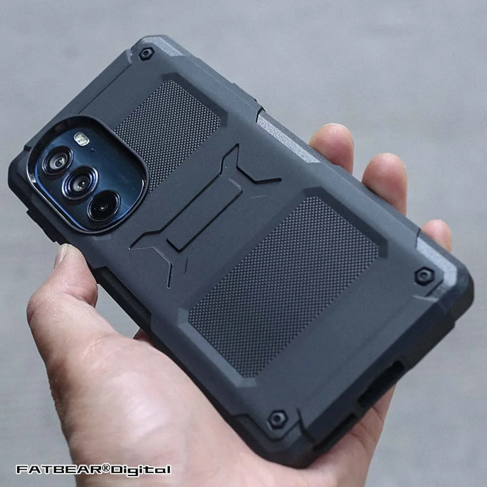 

Fat Bear Tactical Military Grade Rugged Shockproof Armor Protective Shell Skin Case Cover for Motorola MOTO EDGE X30