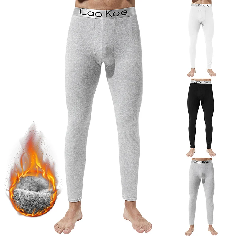 

Зимние леггинсы для мужчин, длинное мужское эластичное нижнее белье, женские мягкие длинные колготки, удобные новые приятные для кожи теплы...