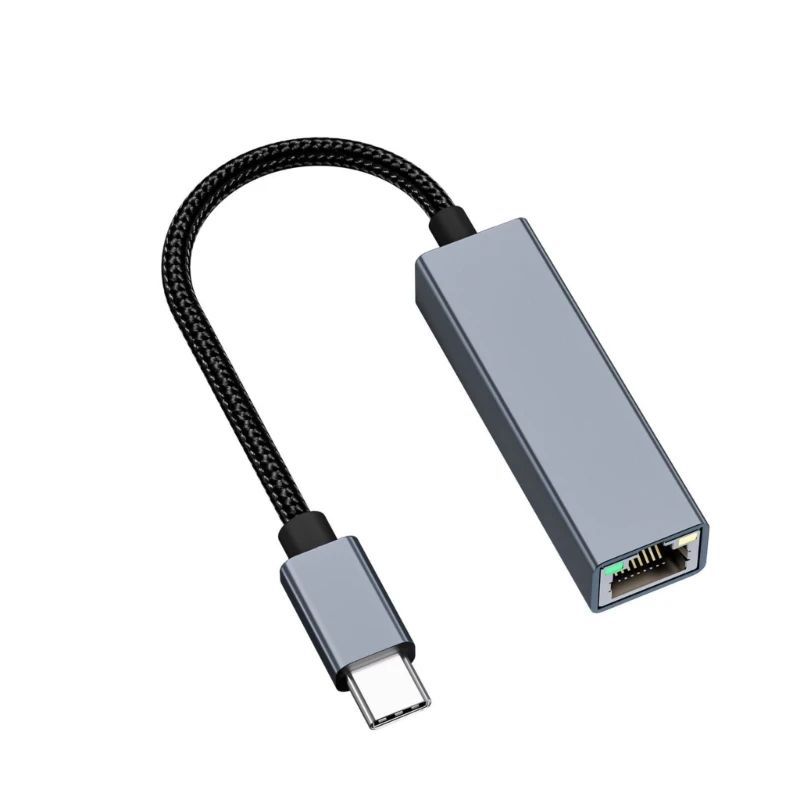 Адаптер сетевого кабеля Ethernet LAN USB/USB C к адаптеру для телефонов Прямая поставка