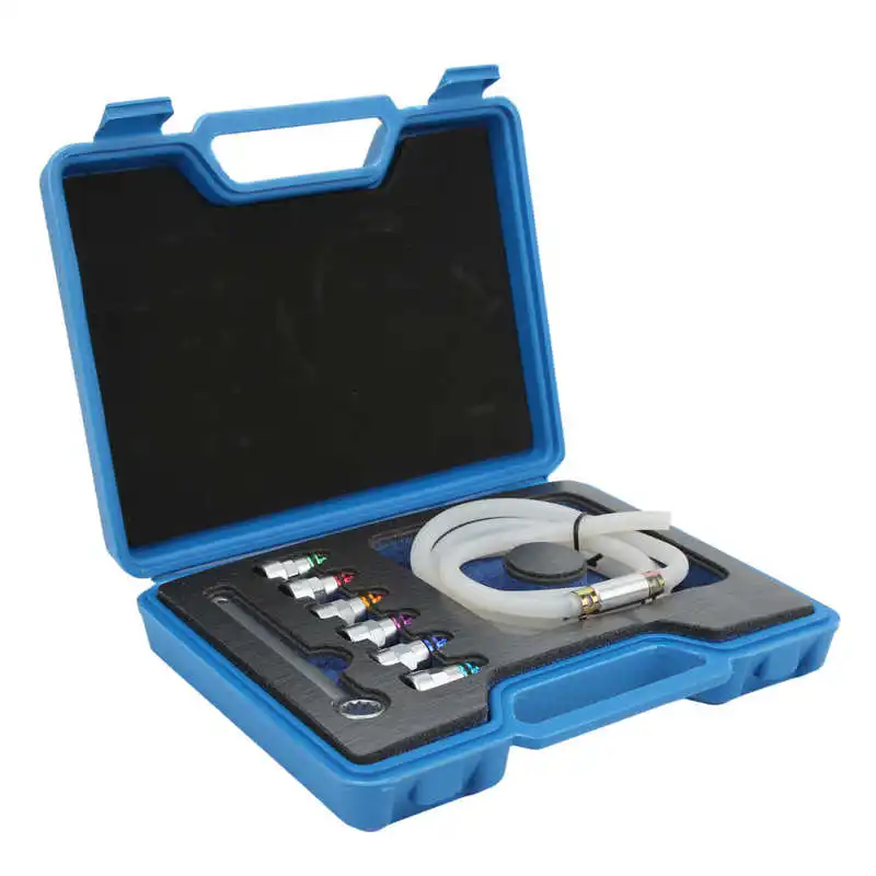 

Brake Bleeder Spanner Brake Bleeder Wrench Kit 1 Drain Hose 6 Adapters for SUV for Light Truck for Car