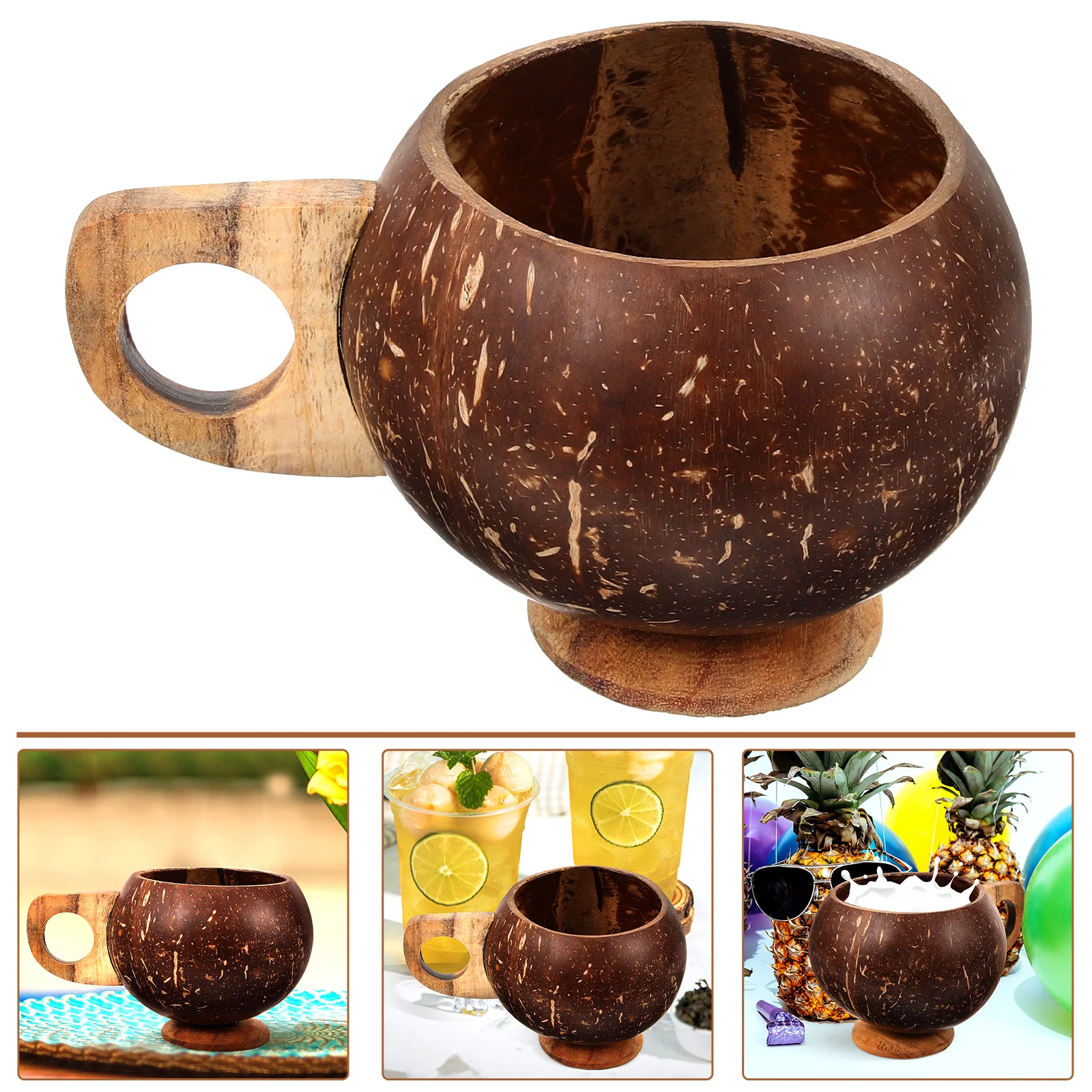 

Кокосовая ракушка, чашка для воды, чайная чашка, кофейная кружка, чайная чашка в гавайском стиле