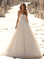 luojo boho wedding dresses 2022 a line sweetheart sleeveless tea length bridal gowns for women custom made vestidos de novia