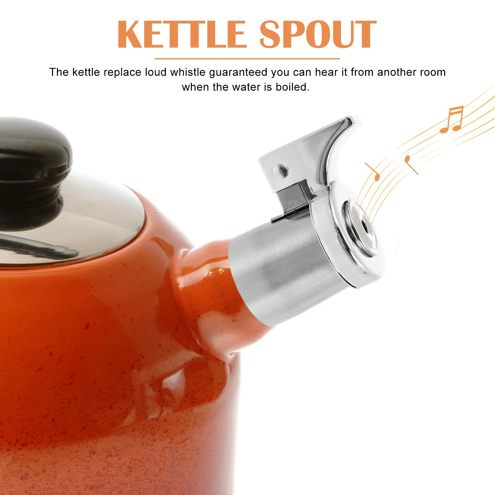 Сменный звуковой сигнал горловина детали для свистка носик из нержавеющей стали