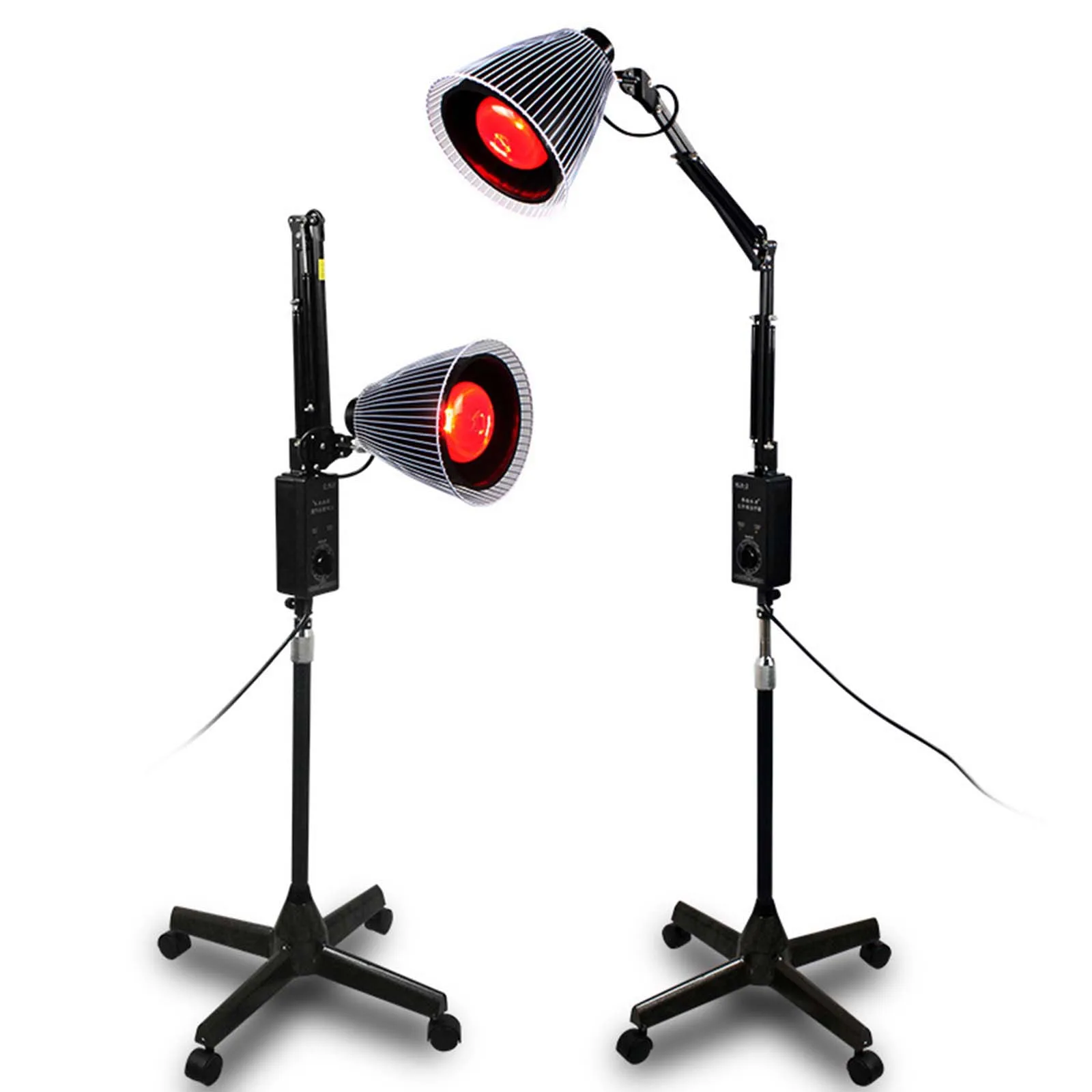 

HLH-2 Floor Stand Massage Heating Therapy Light Infrared Heat Physiotherapy Lamp Pain Relief Health Care Electric Infrared Light