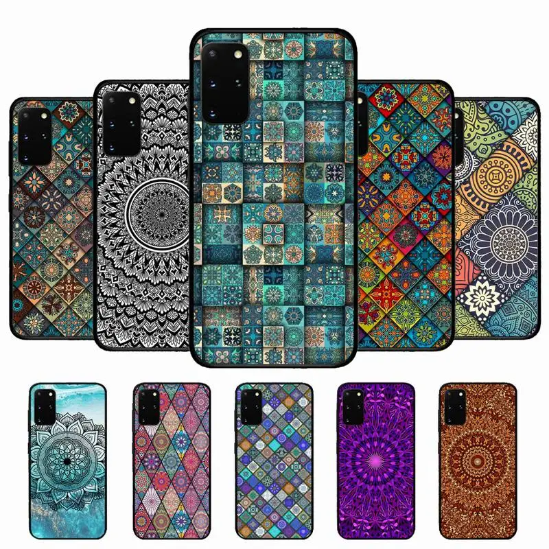 

Mandala Flower Phone Case for Samsung S10 21 20 9 8 plus lite S20 UlTRA 7edge
