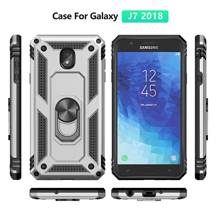 

Shockproof Armor Magnetic Case for Samsung galaxy J2/J7/J4/J6prime J5/J7/J2pro J6plus J4plus Z Fold3 Z Flip3 5G Metal Ring Cover