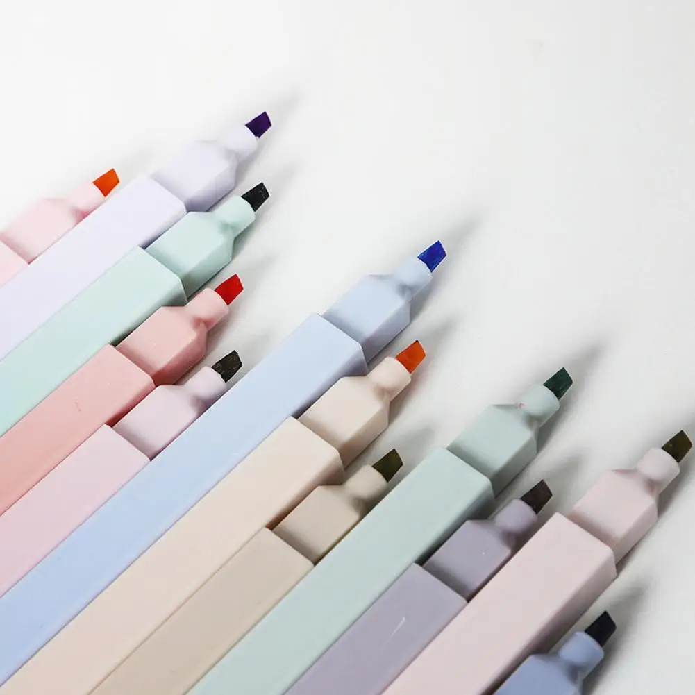 

Key Marker Pen Highlighter Soft Head Marker Hand Account Stationery Alcohol Pens School Marker Markers Student Pen O9O4