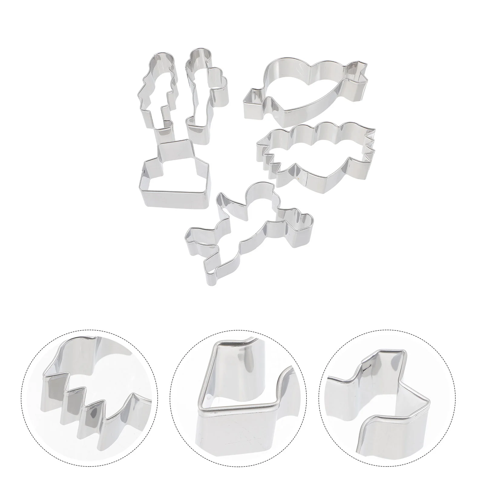 

Cookie Biscuit Stainless Steel Moldsbakinglovely Valentines Household Heart Shaped Accessory Metal Mold