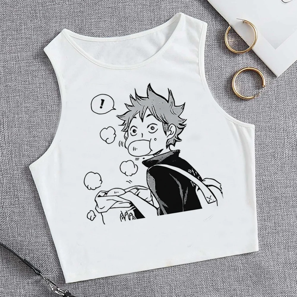 

Майка haikyuu, эстетический женский короткий топ, винтажные футболки в стиле хиппи