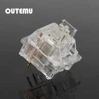 outemu mechanical keyboard switches 4565gf linear transparent game mx keyboard switches 3pin rgb for mechanical keyboard