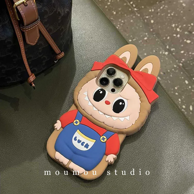 Новые чехлы для мобильных телефонов Miniso Kawaii Labubu милые мультяшные iPhone15promax iPhone13pro