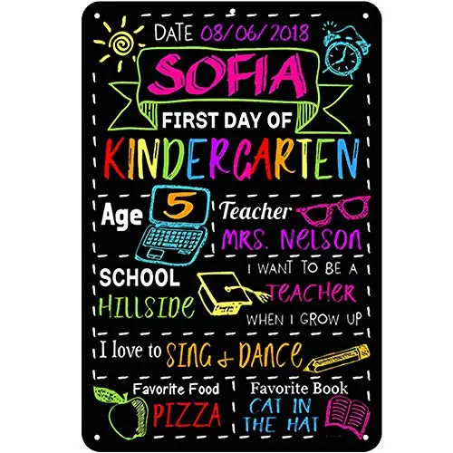 

Original Retro Design Sofia Tin Metal Signs Wall Art | Thick Tinplate Print Poster Wall Decoration for Garage