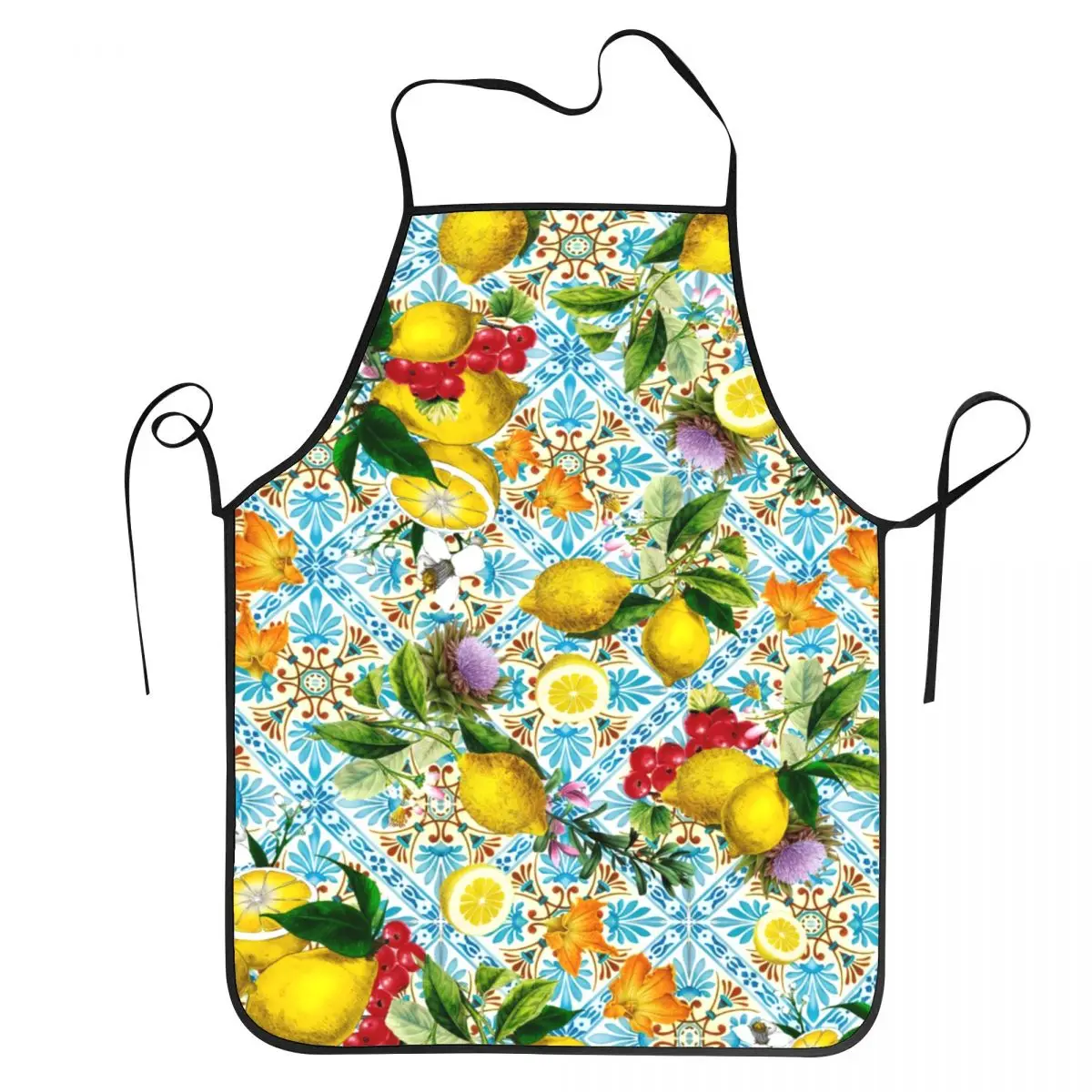 Пользовательские средиземноморские летние фрукты сицилийские лимоны плитка