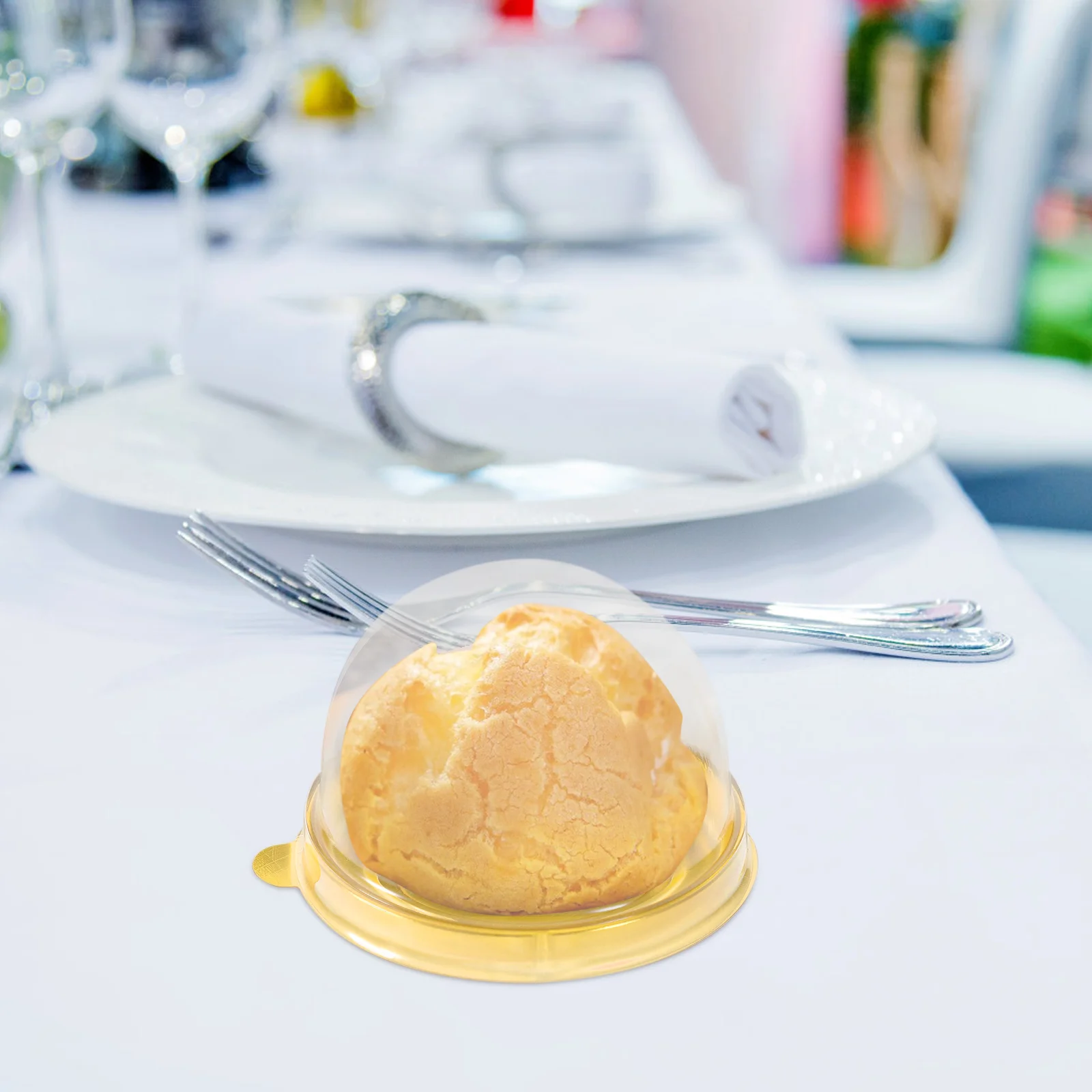 50 шт. круглая пластиковая пуховая коробка с яичным желтком контейнер купольные