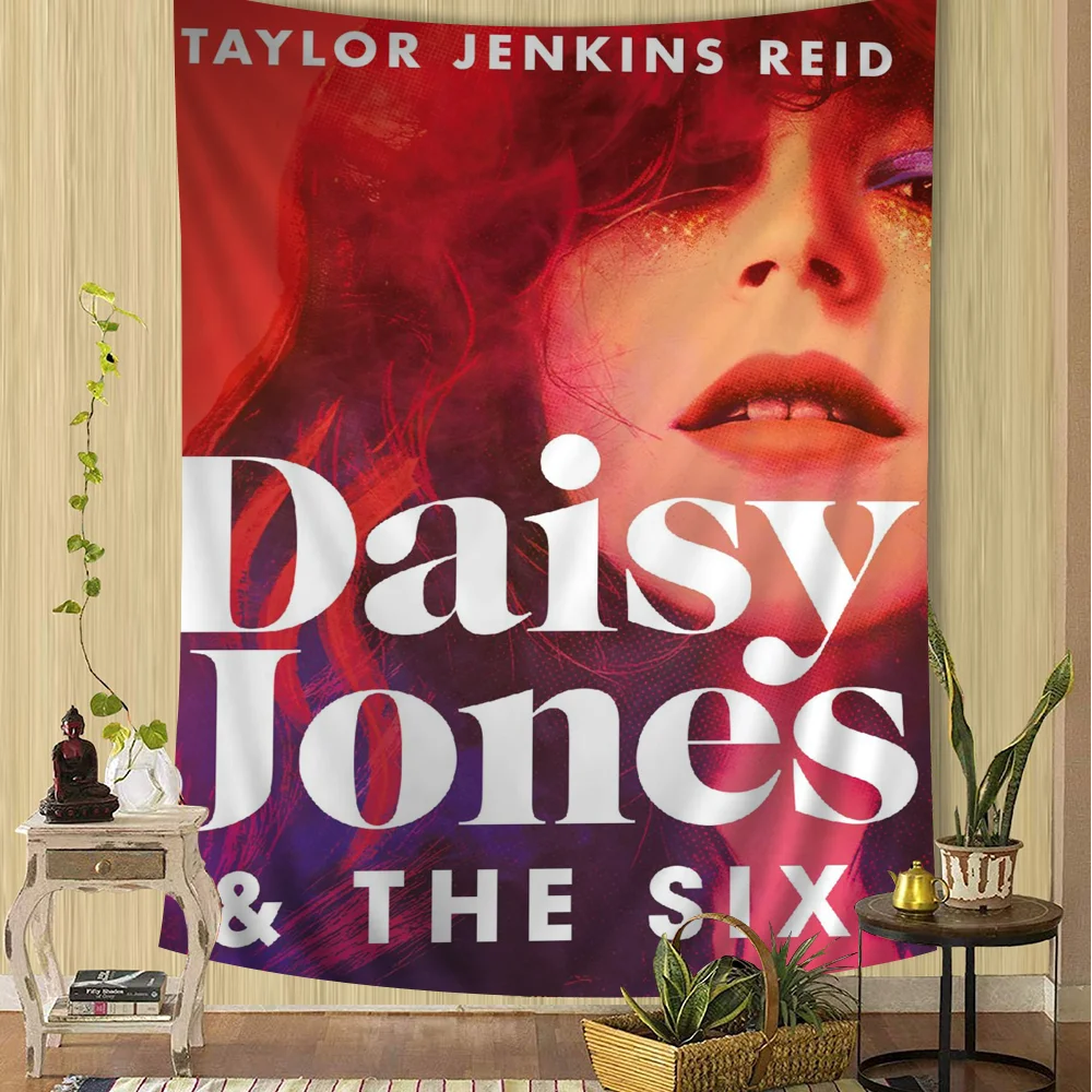 Настенные подвесные гобелены &quotМузыка Дейзи Джонс&quot шесть хиппи для гостиной