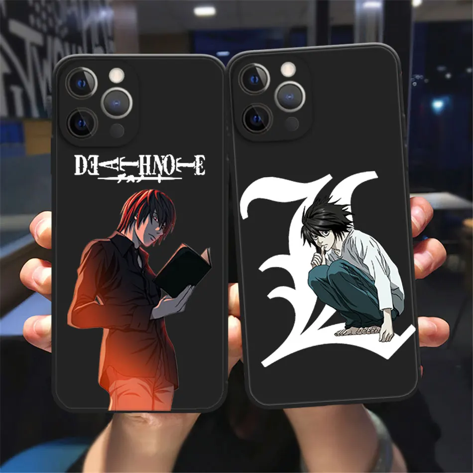 

Death Note Anime Ryuk Phone Case For iPhone 11 12 13 Pro Max X XR XS MAX X 6 6s 8 7 Plus 12 13 Mini Black soft silicone TPU case