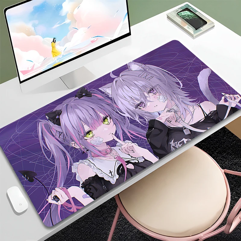 XXL коврик для мышки с аниме Hololive Tokoyami Towa коврик для мыши ...