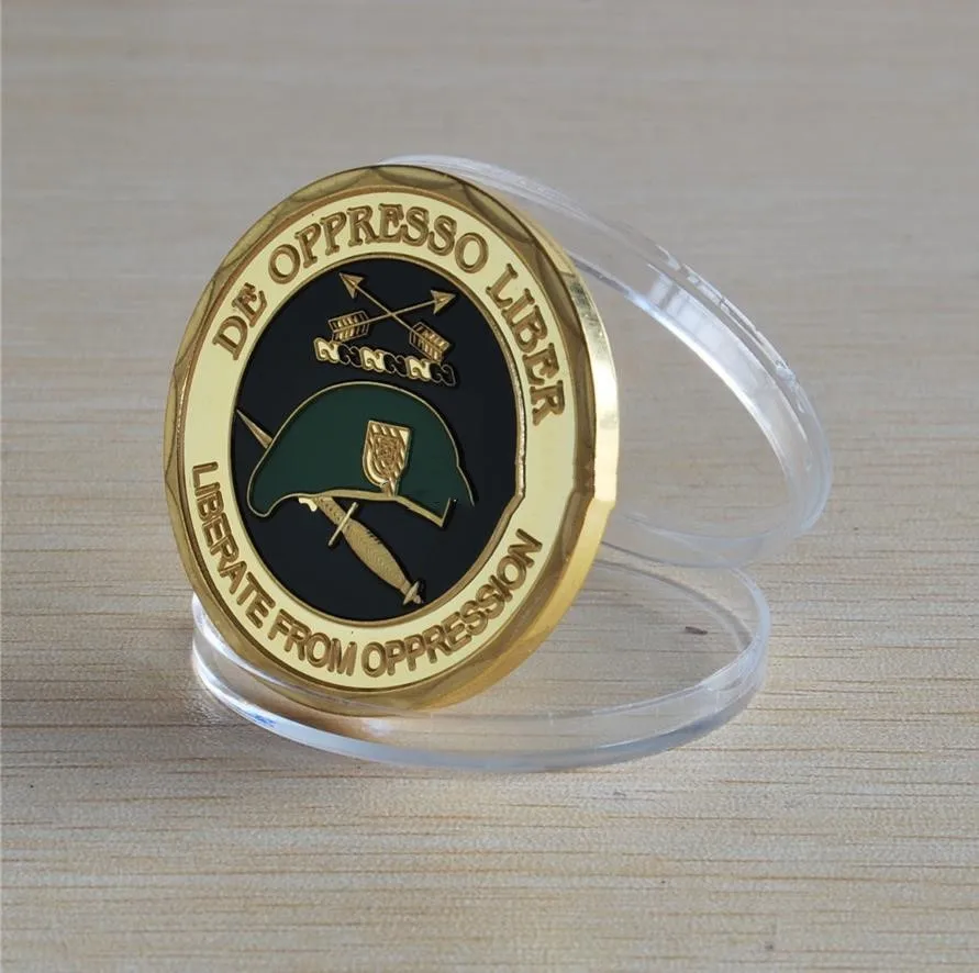 Зеленый берет армии спецназа вызов монета. cx |