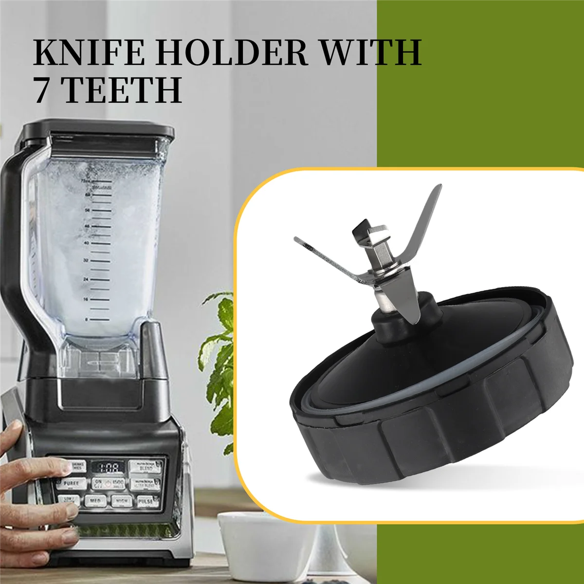 2 шт. 7 плавников запасные части для лезвий блендера Ninja лезвия экстрактора Nutri Auto Iq