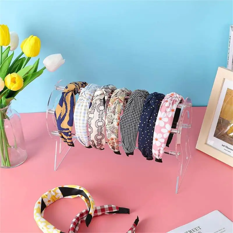 

Necklace Organizer Acrylic Jewelry Finishing Acrylic Display Stand Storage Bracket Home Storage Headband Organizer Stable Smooth