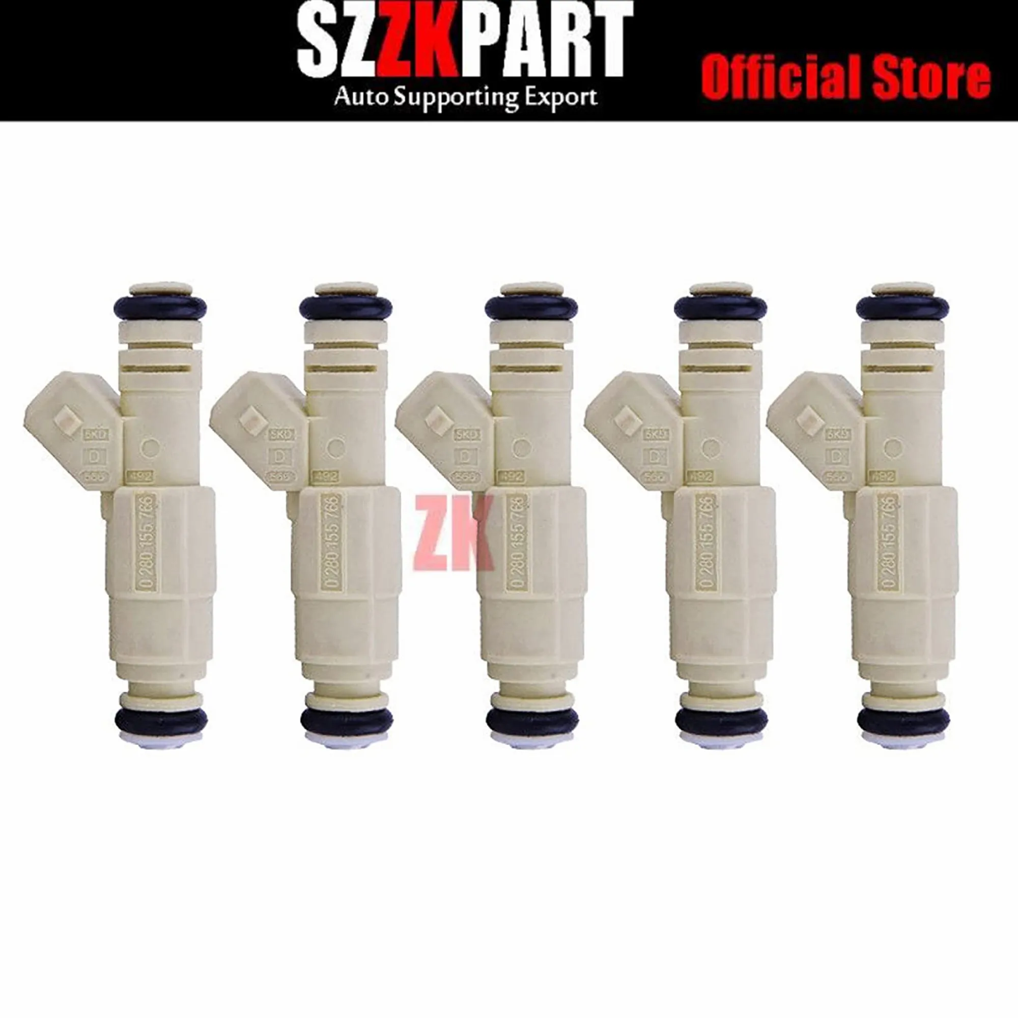 

Deleen 5x 0280155766/FJ876 high impedance fuel injector for for volvo car accessories