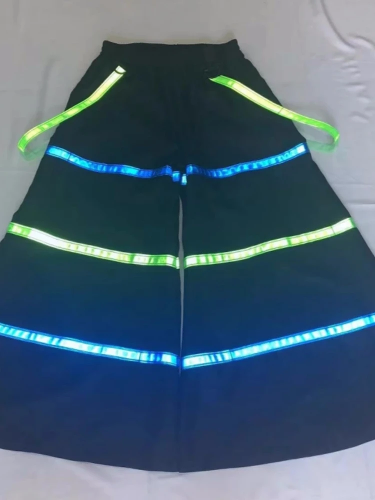 Melbourne Ghost Walk Shuffle танцевальные брюки флуоресцентные светоотражающие брюки-клеш