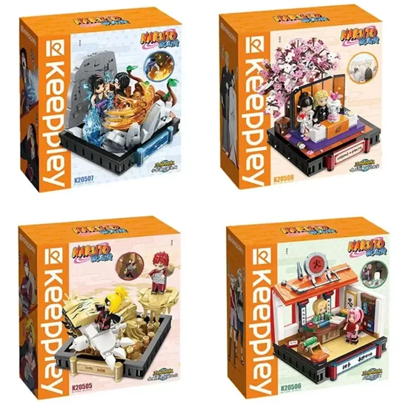 Аниме Keeppley Наруто Саске сборные строительные блоки детские игрушки модели